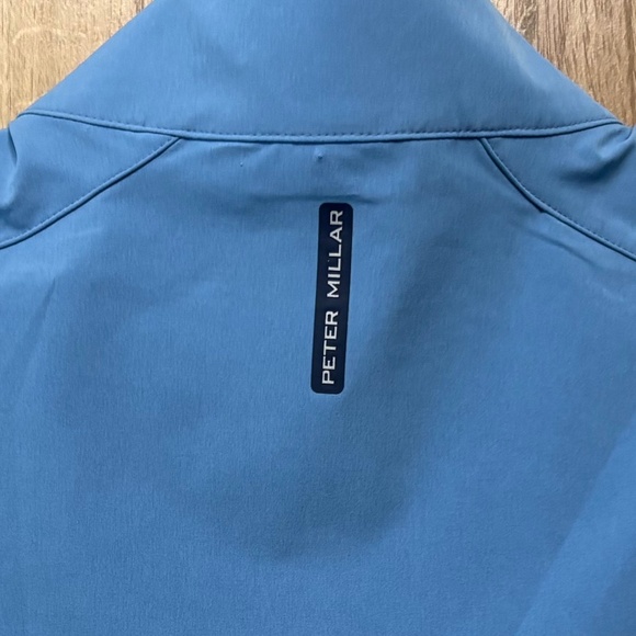 NWT Peter Millar Men's Brook Blue Contour Vest Wind & Water Resist Small - Picture 9 of 15